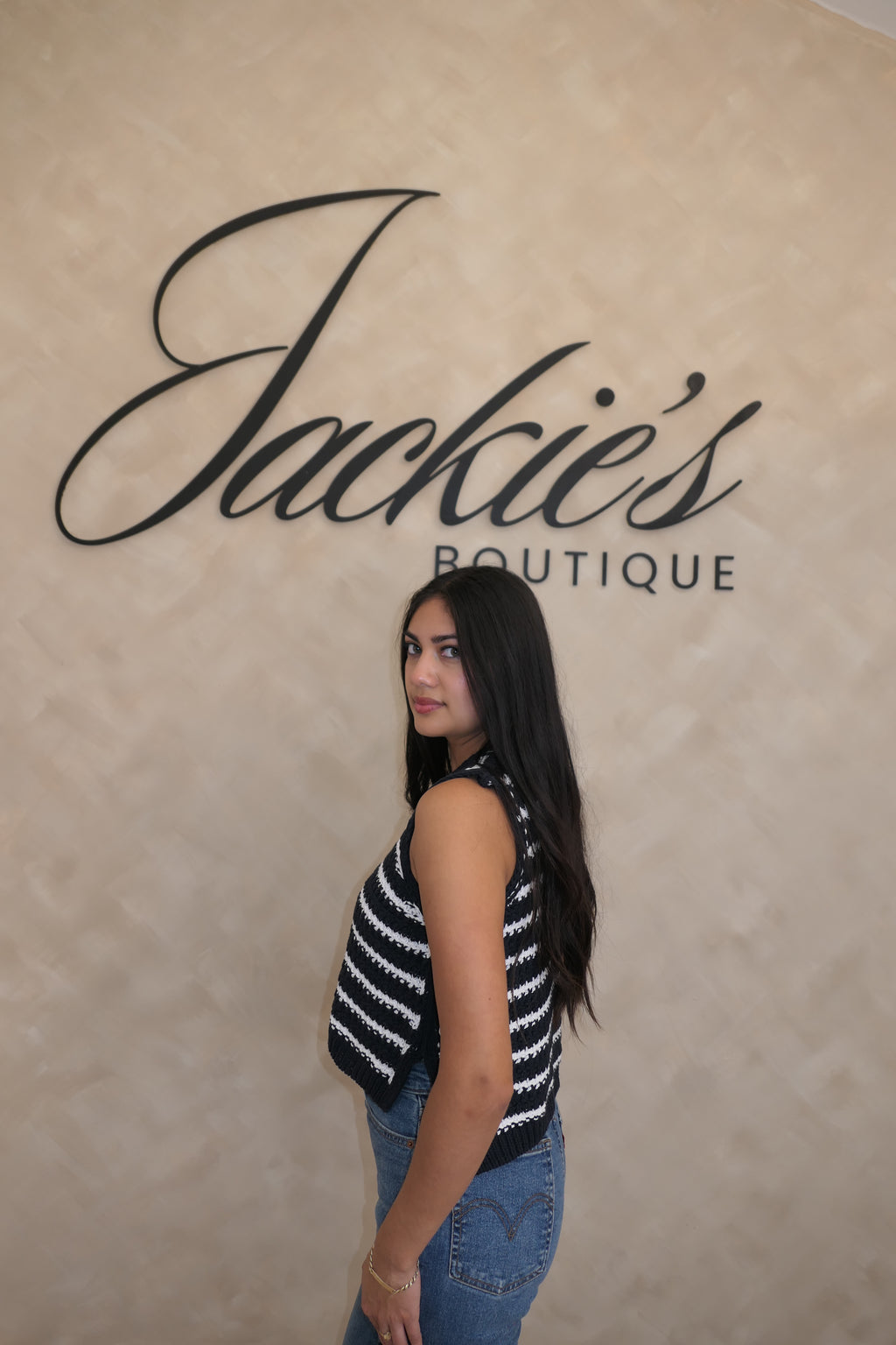 Julia Strip Vest