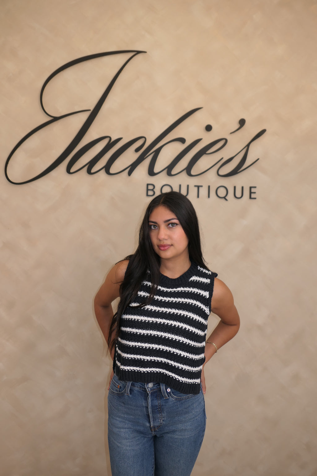 Julia Strip Vest