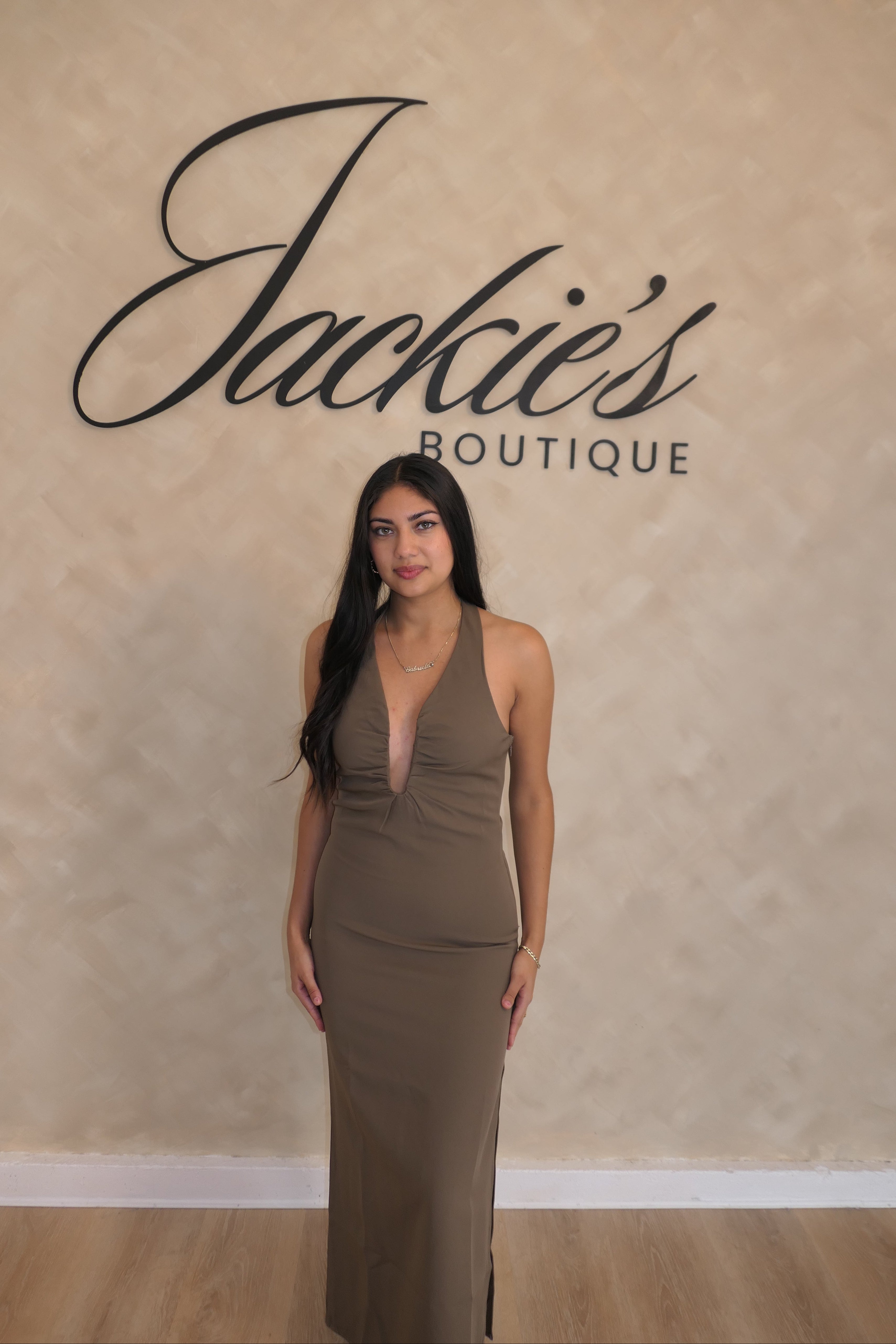 Serena Tan Dress
