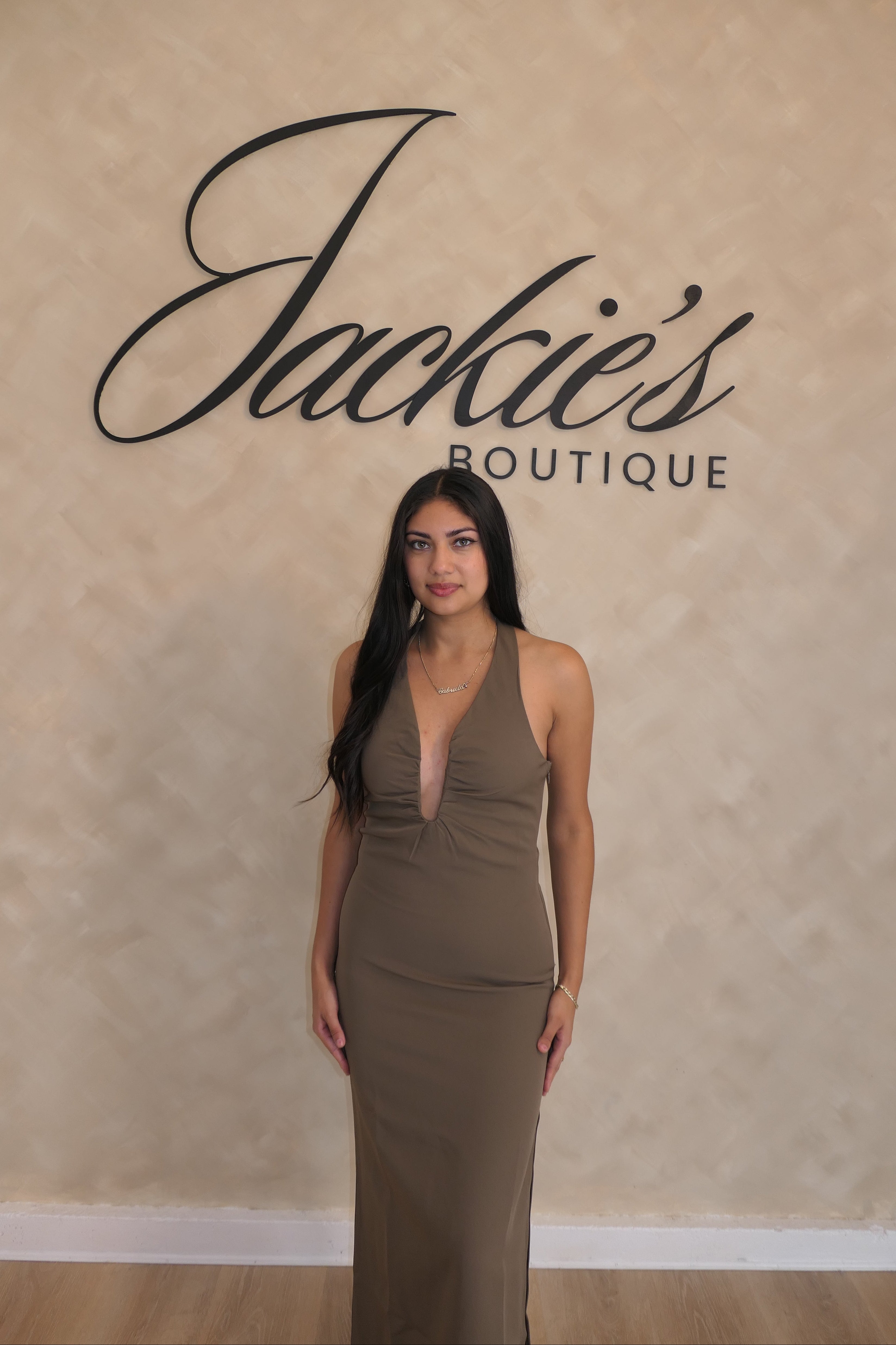 Serena Tan Dress