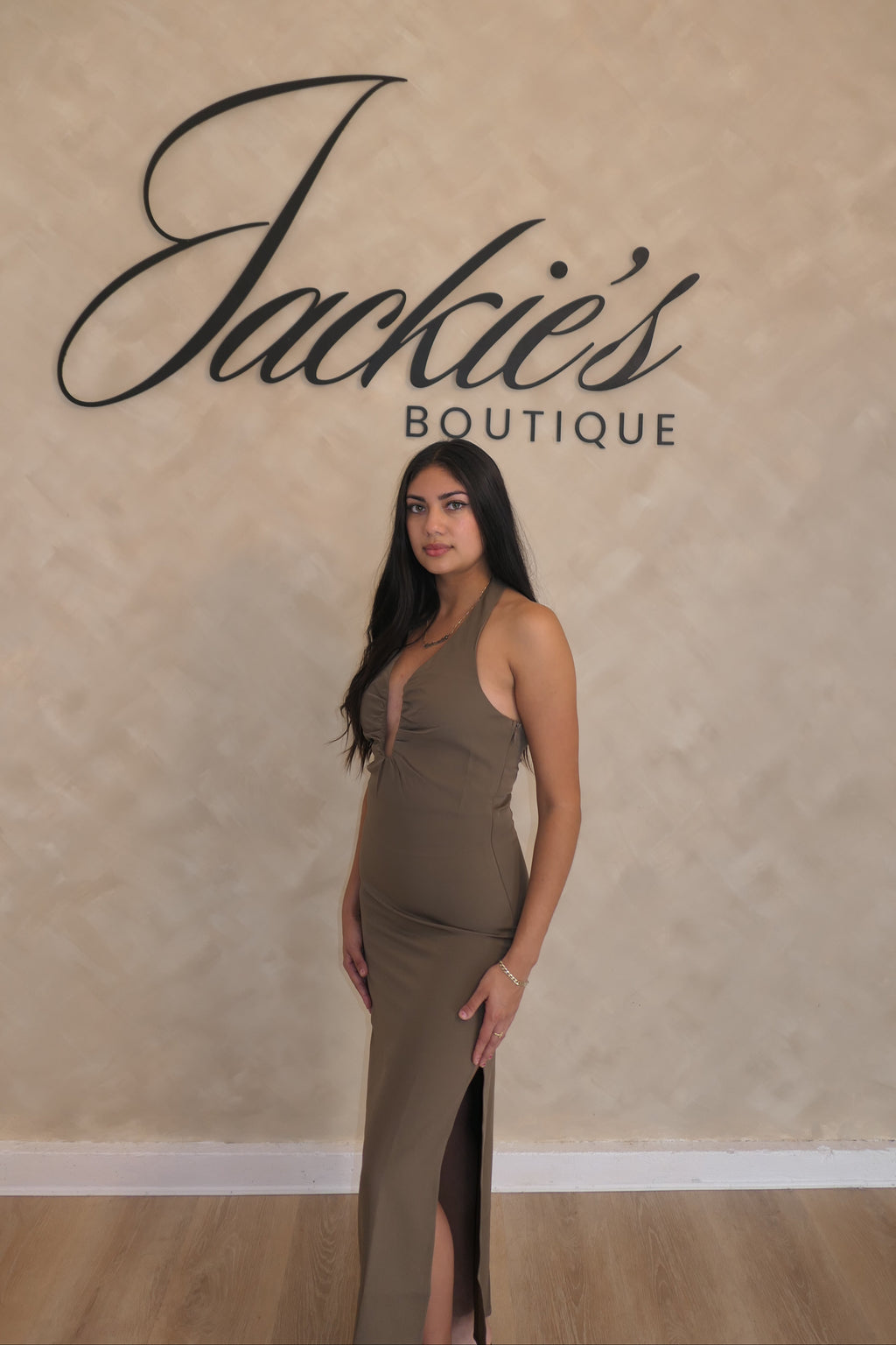 Serena Tan Dress