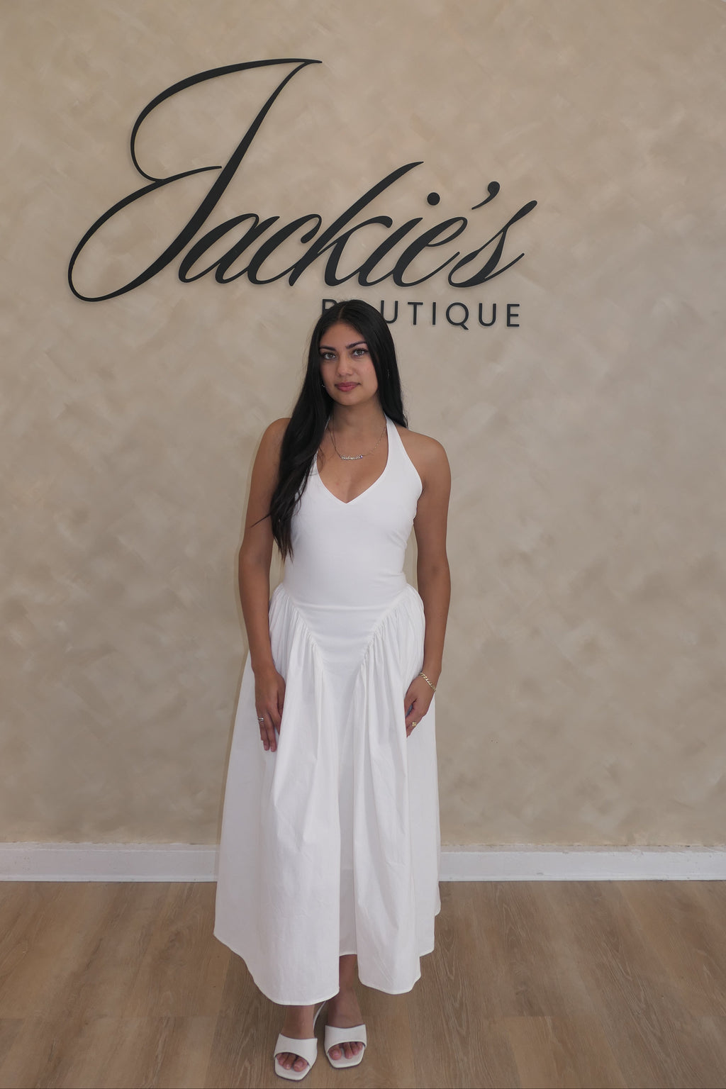Serene White Dress