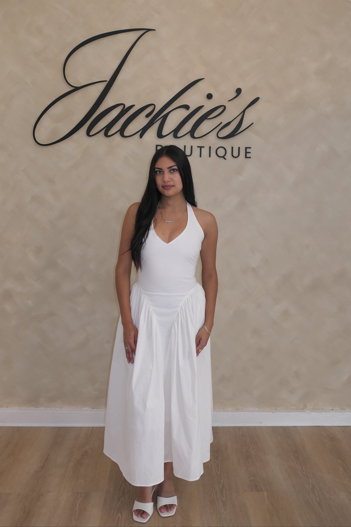 Serene White Dress