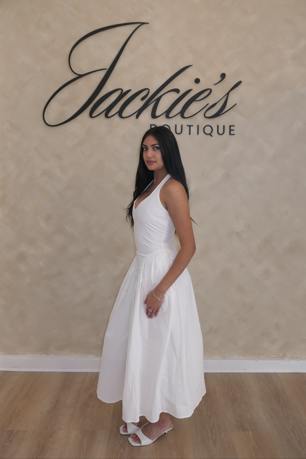 Serene White Dress