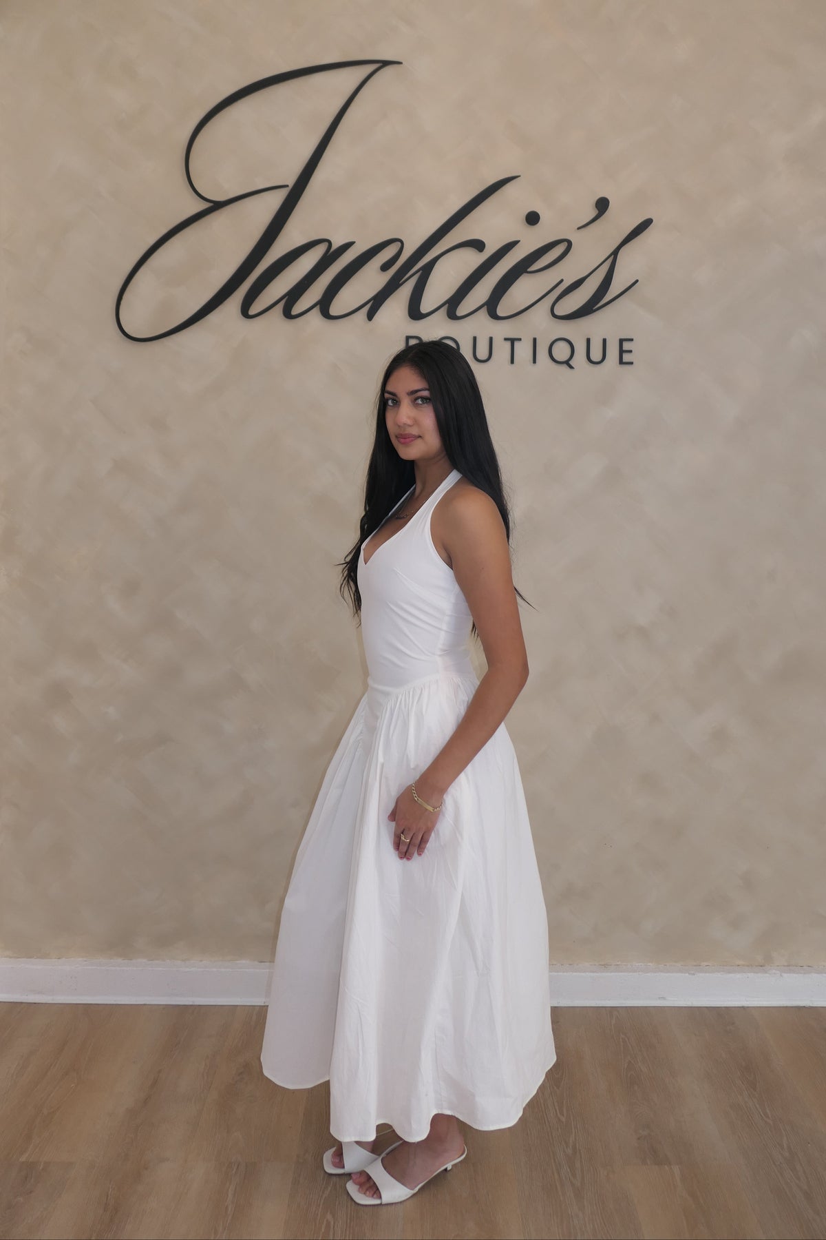 Serene White Dress